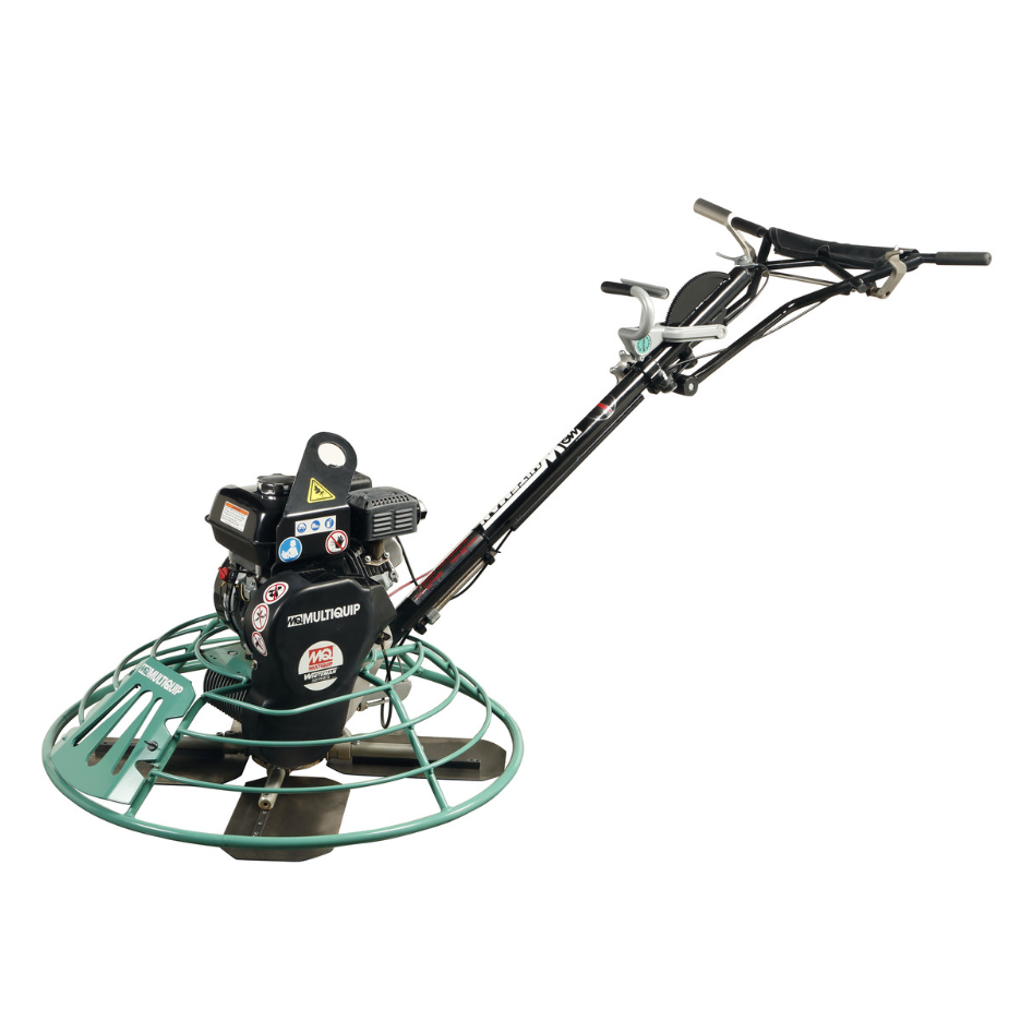 Multiquip JH55C Walk Behind Trowel - 4 Blade 36" GX160 Engine,Side View.