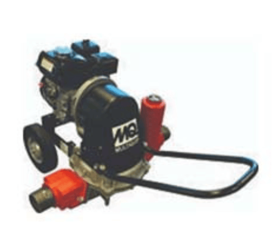 Multiquip MQD2HA Two Inch Diaphragm Pump with Honda GX120 Engine, Front View. 
