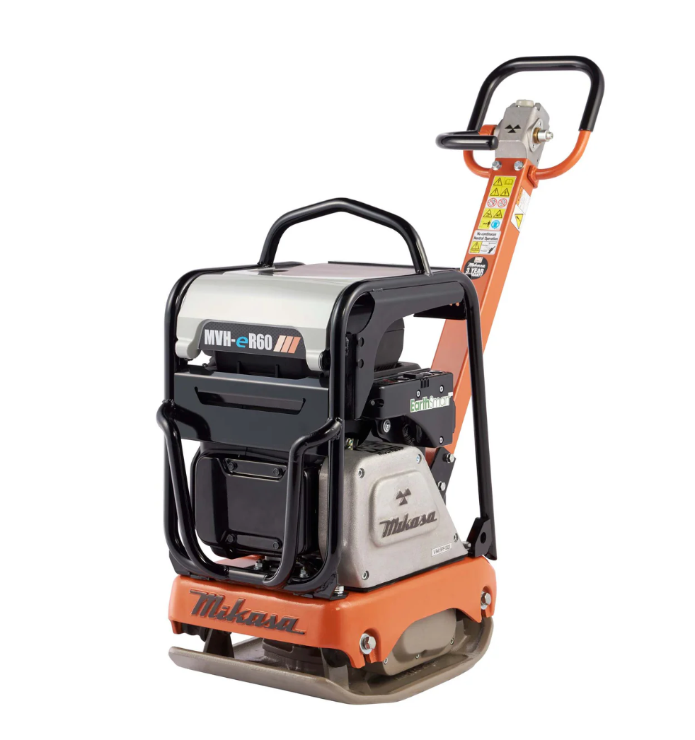 Multiquip MVCi60VB Plate Battery One 13.8" plate no tank,Front View. 