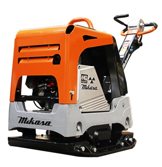 Multiquip MVH508GV Rev Plate Vanguard-400  E-Start 20 wide,Front View. 