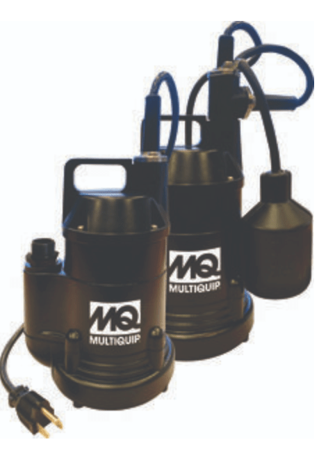 Multiquip ST1 Submersible Pump Three Quarter Inch 115 Volt 27 GPM, Front Vie