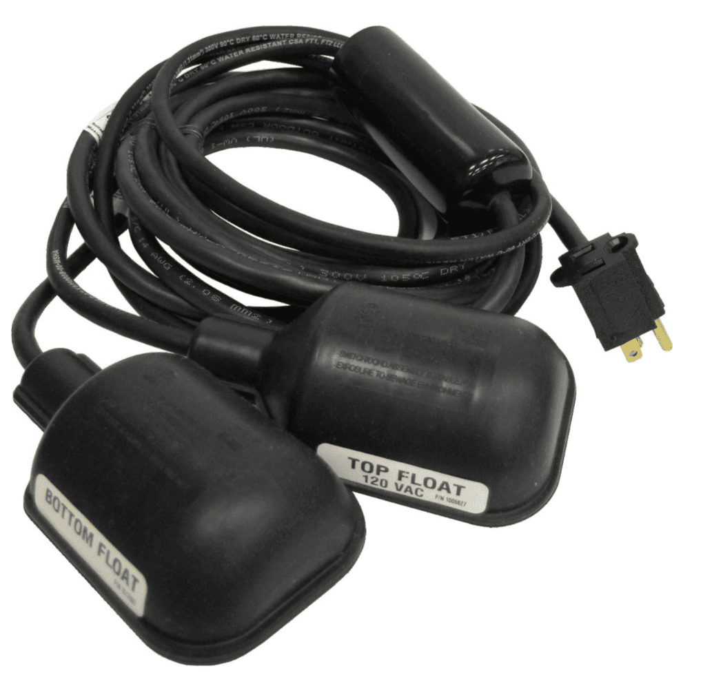 Multiquip SW2A Dual Float Switch 120V With Piggy Back Receptacle - General View. 