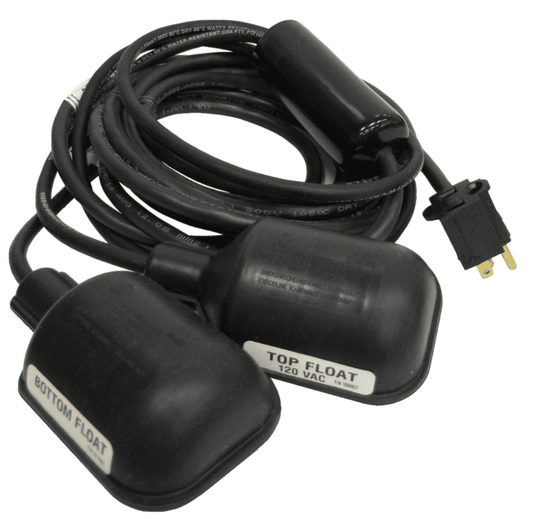 Multiquip SW2A Dual Float Switch 120V With Piggy Back Receptacle - General View. 