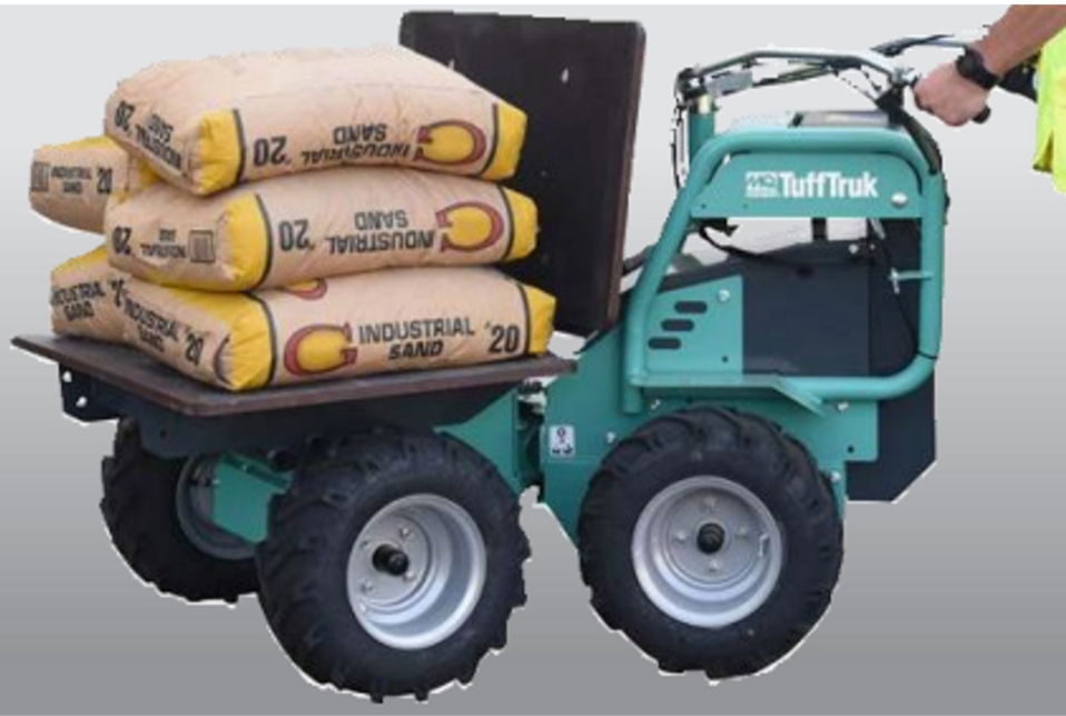 Multiquip TFB29 Opt Acc Tufftruk flatbed kit 29 inch,Side View. 