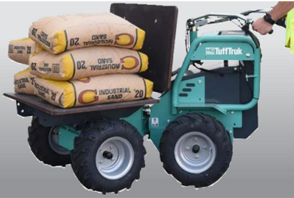 Multiquip TFB29 Opt Acc Tufftruk flatbed kit 29 inch,Side View. 