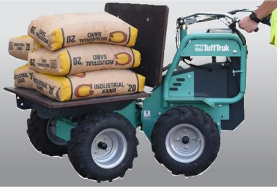 Multiquip TFB33 Opt Acc Tufftruk flatbed kit 33 inch,Side View.