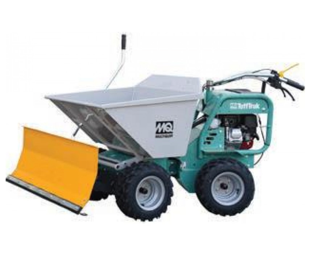 Multiquip TSP Opt AccTufftruk snow plough blade +Tbar,Side View. 