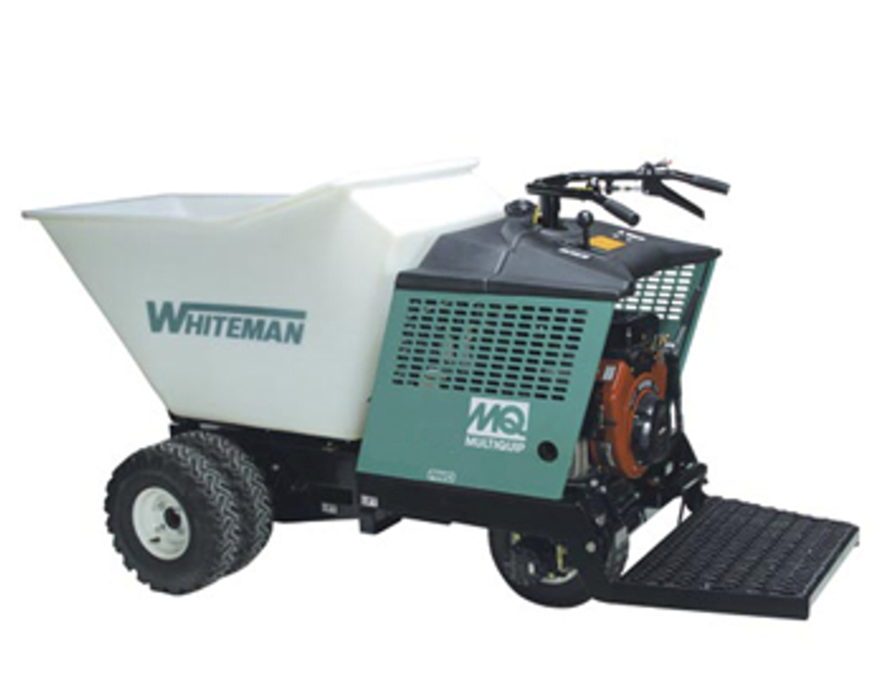 Multiquip WBH-21EF Buggy  Vanguard 18HP  21cf  Poly Tub,Side View. 