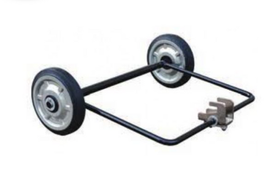 Multiquip WHL158 Wheel Kit for MVH158/MVH128,Front View. 