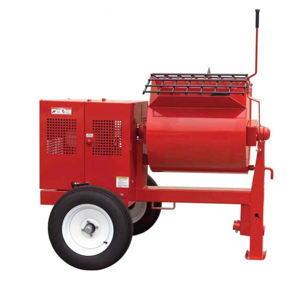 Multiquip WM63SLF Mixer-Mortar  6cf Steel  MPower 9hp Eng,Back View.