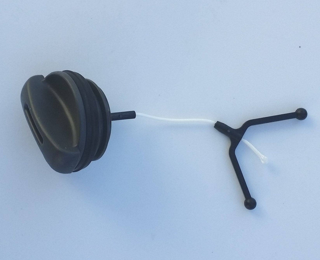 One Husqvarna Chainsaw Fuel/Oil Cap 55 - 576 Models 580494102 - SLE Equipment - 1