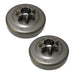 Oregon 106658X Chainsaw Spur Sprocket – .325" Pitch, 7-Tooth Power Performance Pack Of 2 