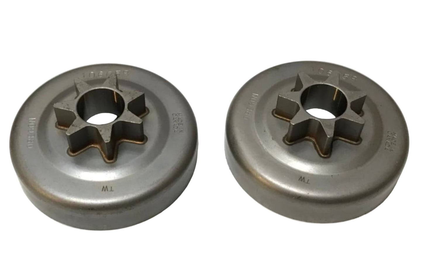 Oregon 106658X Chainsaw Spur Sprocket – .325" Pitch, 7-Tooth Power Performance Pack Of 2 straight picture 