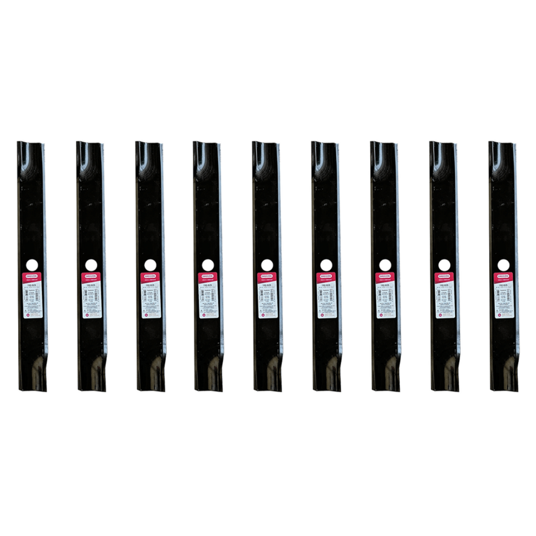 Oregon 192-025 Pack Of 9 Lawn Mower Blade Replaces Exmark 103-383 front straight picture 