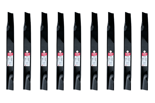 Oregon 194-069 Pack Of 9 Mower Blades Replaces Toro 106-2247, 110-6568-03 front straight picture 