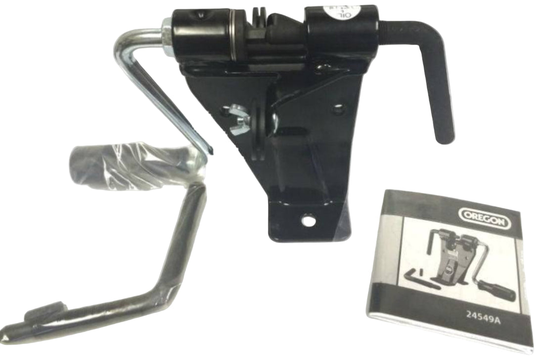Oregon 24549A Bench Model Chainsaw Chain Spinner Rivet Chain Loop Joiner all product shown