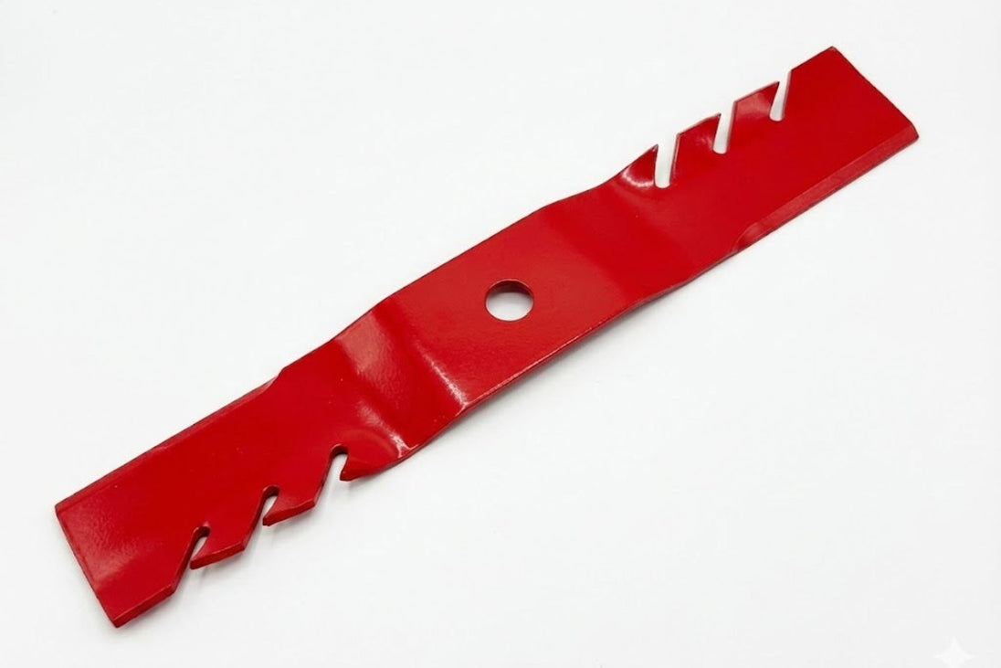 Oregon 518268 Single Gator Mulching Blade Replaces Cub Cadet 1008616 front straight picture 