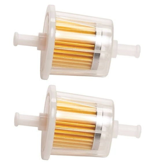 Oregon 69-704 Fuel Filter Blister Pack 13351-4301-0 set of 2 front angled picture 