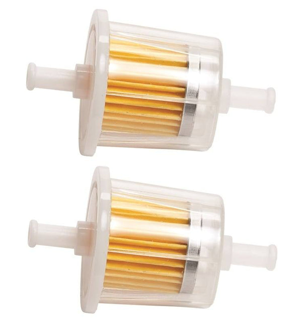Oregon 69-704 Fuel Filter Blister Pack 13351-4301-0 set of 2 front angled picture 