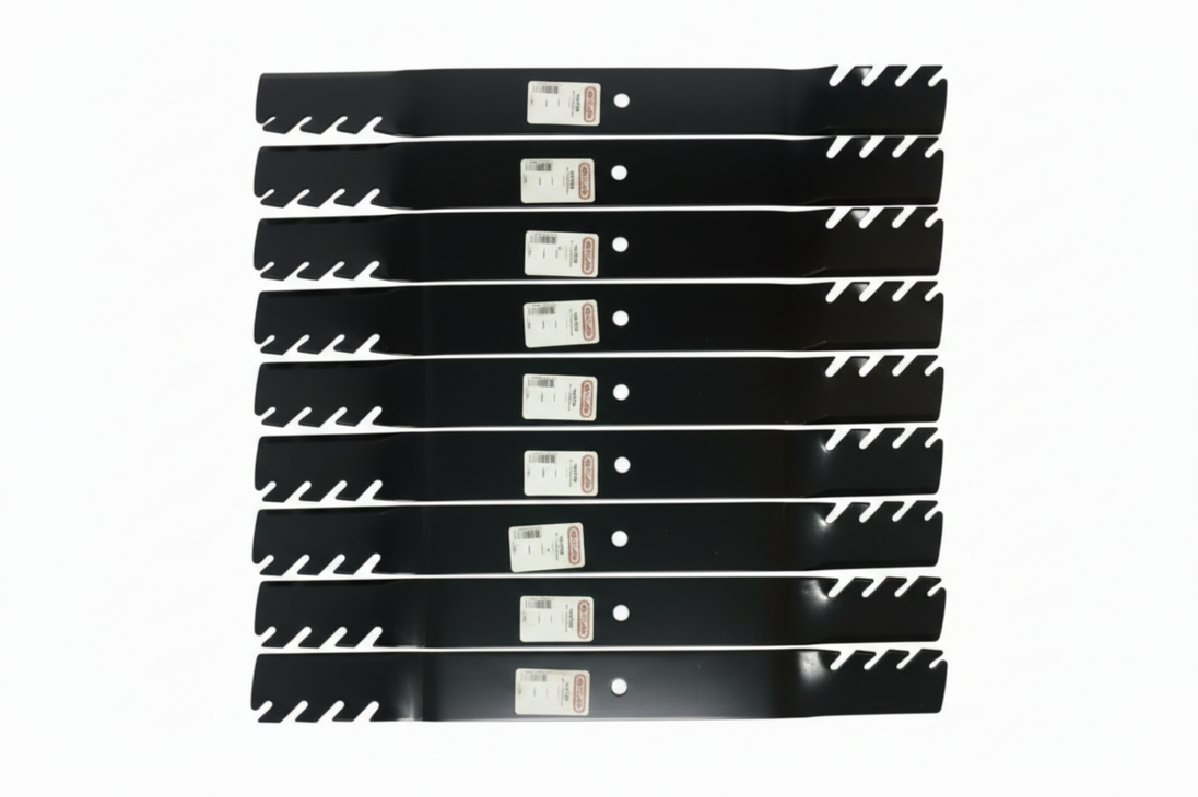 Oregon 90-778 Premium Gator Mulcher Blade – Heavy-Duty 21" 3-in-1 Performance Pack Of 9 top view picture