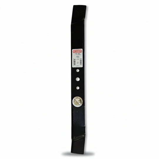 Oregon 91-105 Single Lawn Mower Mulching Blade Replaces Bolens 175-5990 front view picture 