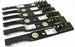 Oregon 96-738 Gator Mulcher Blade Set – 6 Pack Heavy-Duty Performance Blades side view picture 