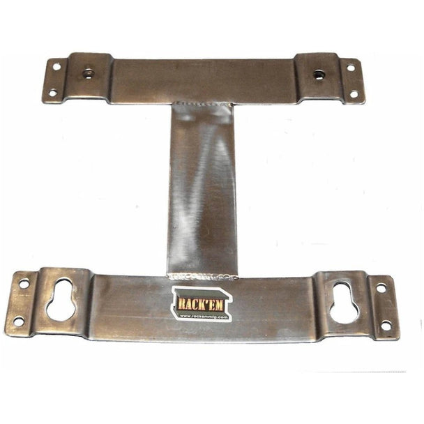 Rack 'Em Motorcycle Chock Base Stainless Open/Enclosed RA - 17BS - SLE Equipment - 1