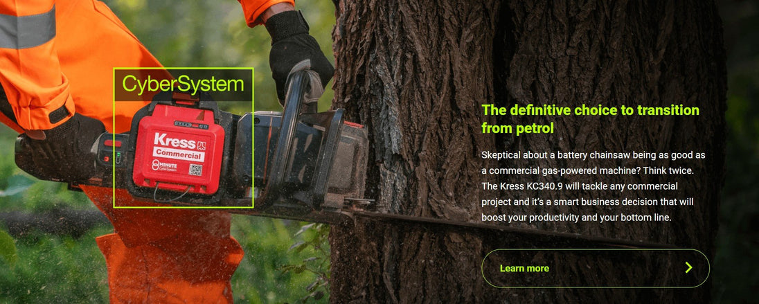 Kress KC340.9 Commercial - Grade 60V 20" Chainsaw (Tool Only) - SLE Equipment - 2