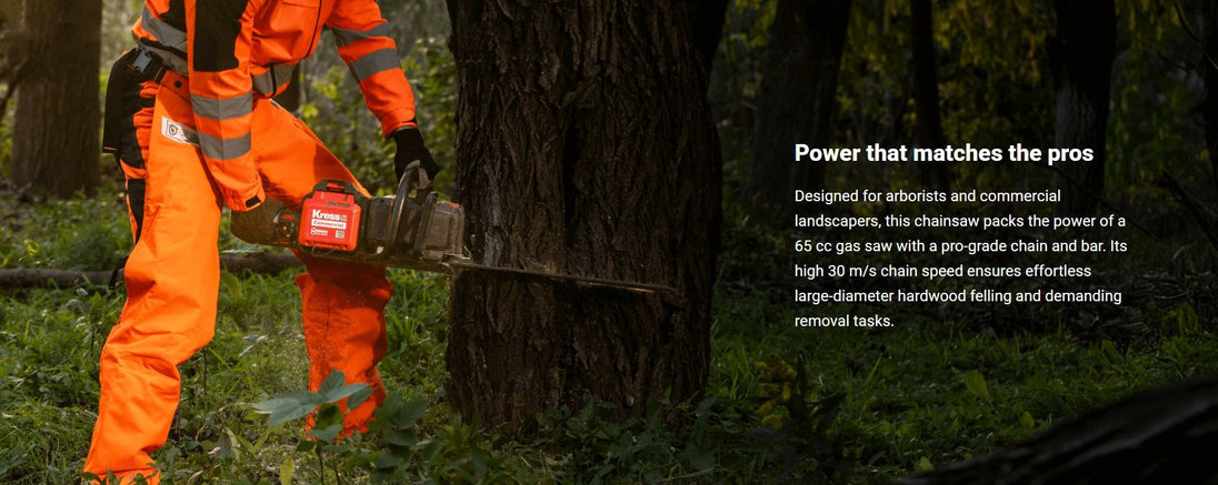 Kress KC340.9 Commercial - Grade 60V 20" Chainsaw (Tool Only) - SLE Equipment - 4