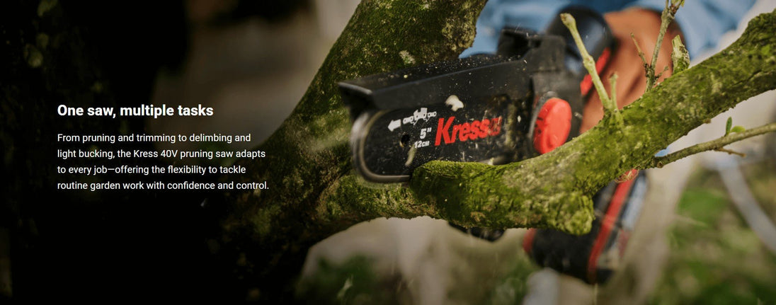 Kress KG343 20V 5" Pruning Saw Kit (2Ah Battery + 2amp Charger) - SLE Equipment - 9