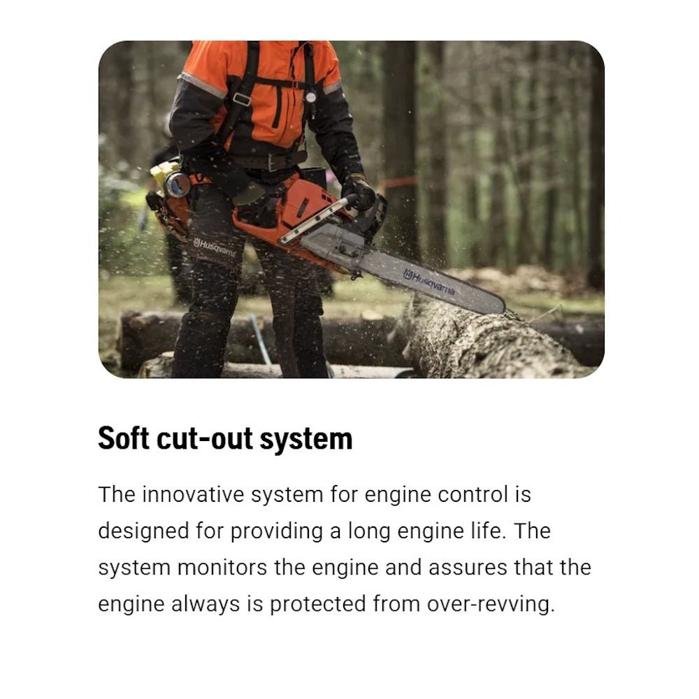 Husqvarna 572XP 32" Gas - Powered Chainsaw 70.6cc X - Torq Engine - SLE Equipment - 4