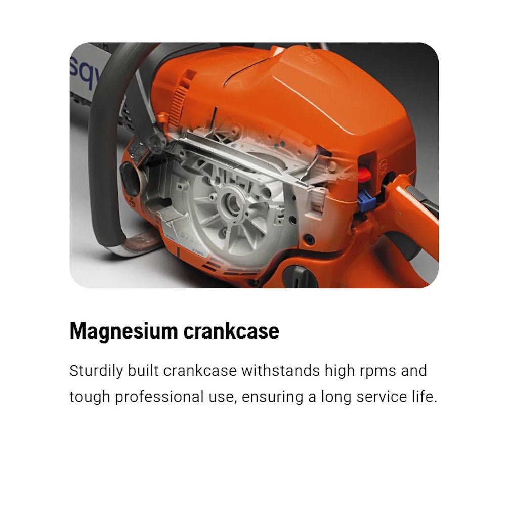 Husqvarna 572XP Gas - Powered 70.7cc X - Torq .058 Gauge 24" Chainsaw - SLE Equipment - 14