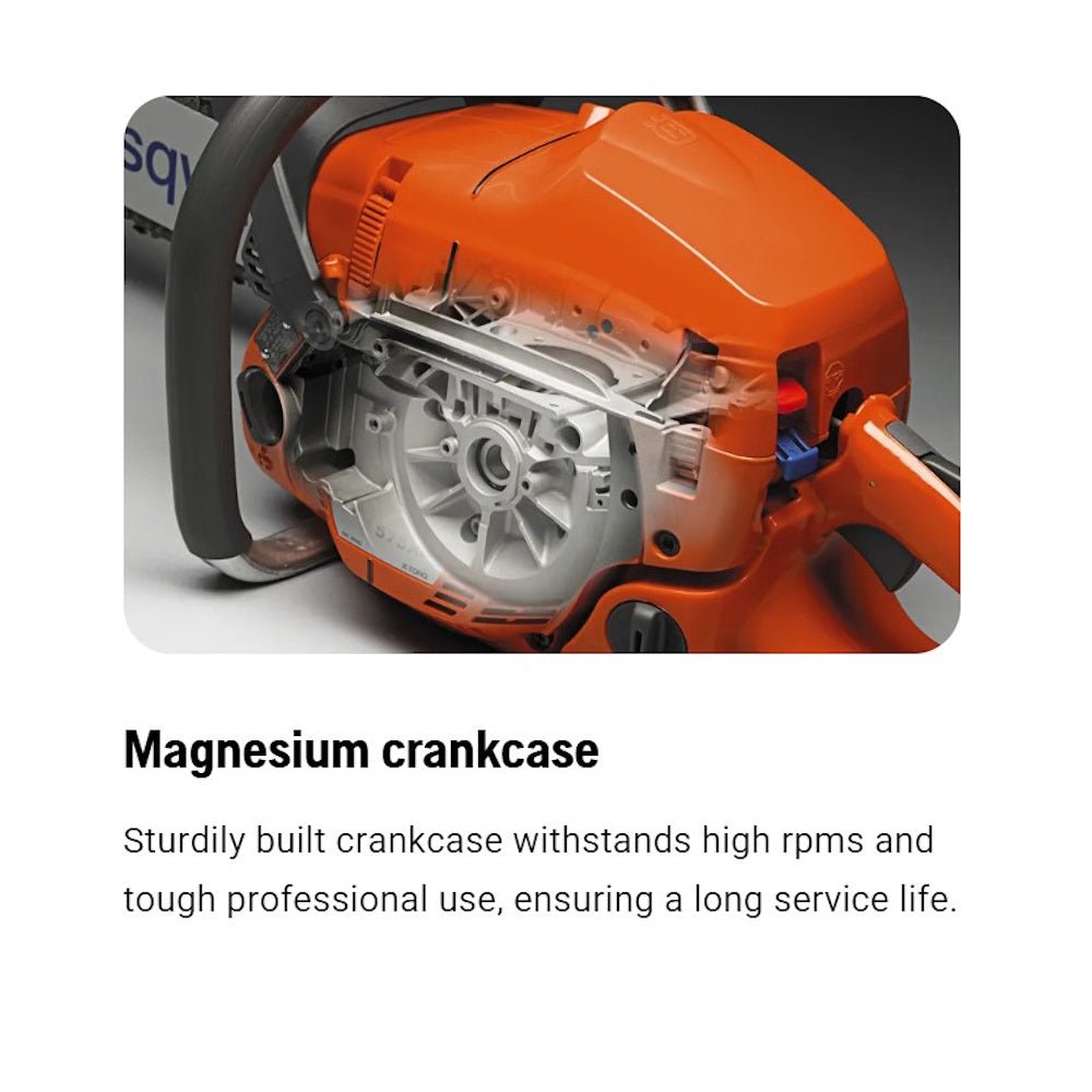 Husqvarna 550XP II Gas - Powered 50.1cc X - Torq .058 Gauge 20" Chainsaw - SLE Equipment - 10