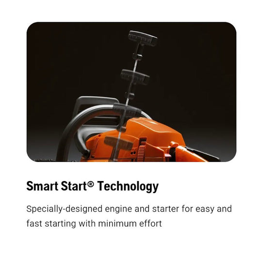 Husqvarna 565 Gas - Powered 70.7cc X - Torq .050 Gauge 24" Chainsaw - SLE Equipment - 2