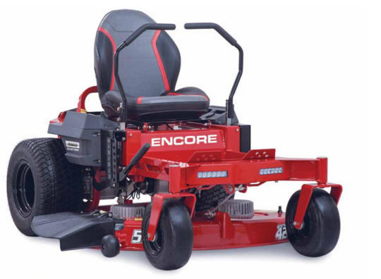 Arrow Electric ES42L3 Zero Turn Mower 42" Li-ion Battery LFP 51.2V Front Right 