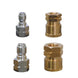 BE 85.400.207 Universal 4 Piece Pressure Washer Fitting Kit Female Quick Connect Couplers - SLE Equipment - 1