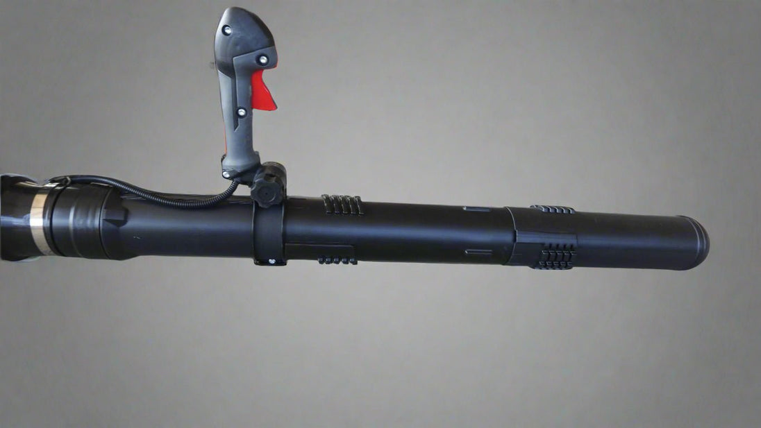 Shindaiwa EB610RT 59.7 cc Professional Backpack Blower With Tube Throttle, Specific View. 
