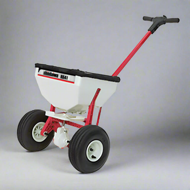 Shindaiwa RS41 Broadcast Spreader 0.75 cu. ft. Plastic Frame front angled picture 