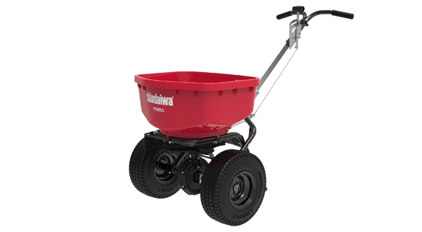Shindaiwa RS850 Pro Turf Spreader Powder Coated Frame, Font Virew.