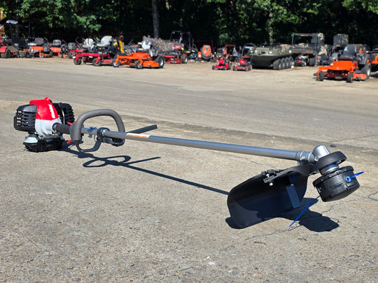 Shindaiwa T262X 25.4cc 2-Stroke Straight Shaft String Trimmer A Front left angle picture 