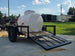 Simpson Pressure Washer 4200 PSI 11.7hp Honda Utility Trailer Package Deal Open back left angle picture 