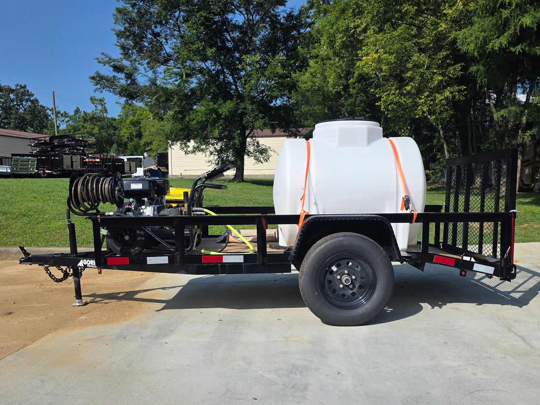 Simpson Pressure Washer 4200 PSI 11.7hp Honda Utility Trailer Package Deal right side picture 
