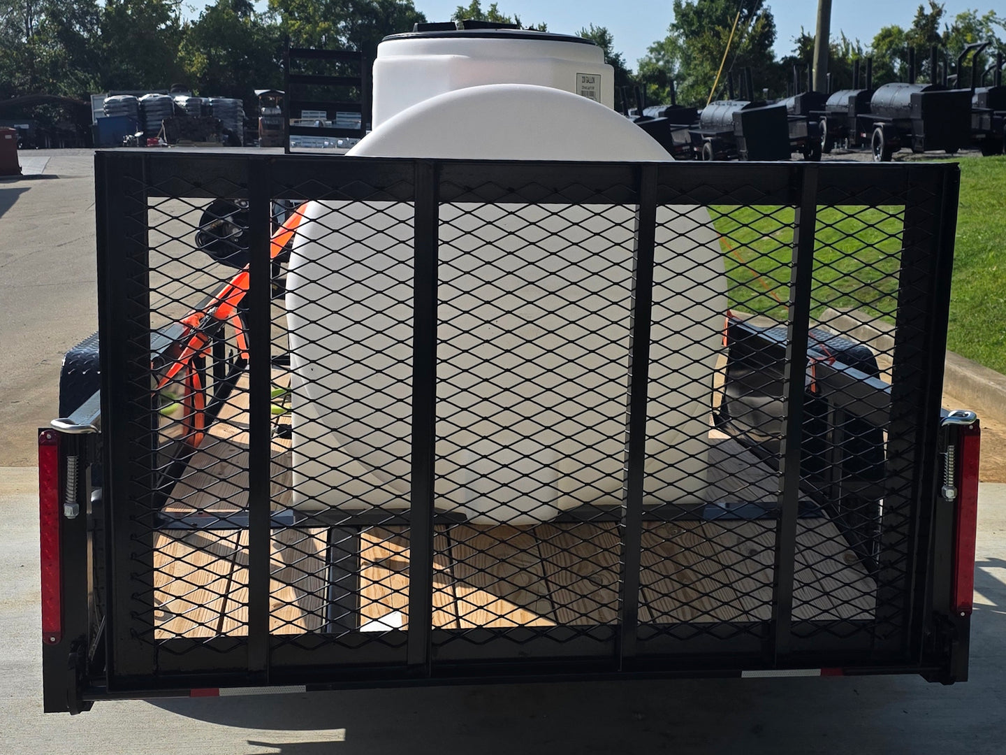 Simpson Pressure Washer 4200 PSI 11.7hp Honda Utility Trailer Package Deal Back side picture 