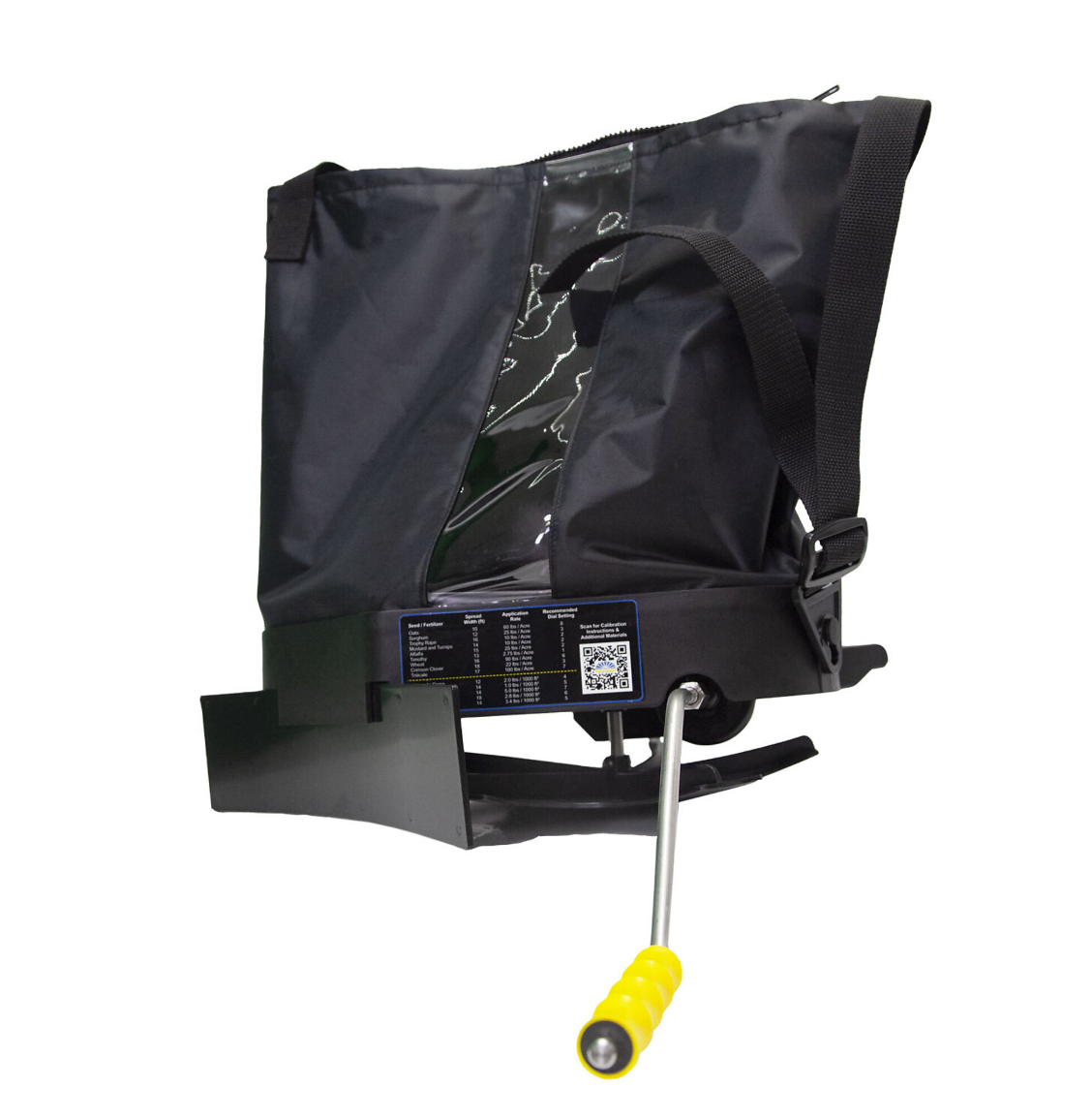 Spyker BCS25 Spyker 25lb Bag Spreader,Back View. 