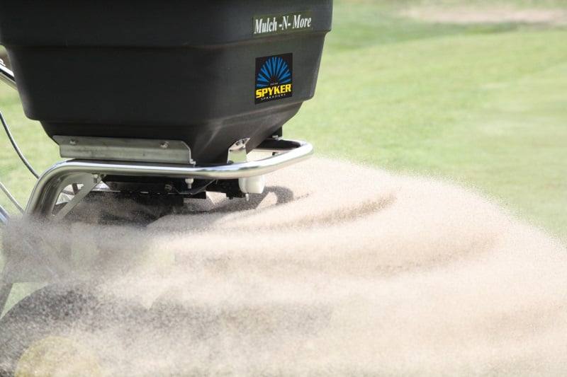 Spyker KSP12-TD1 Top Dressing Kit for S60-12020 Spreader,Low Angle View. 