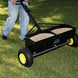 Spyker PRO P70-12010 120lb Powder Coated Drop Spreader w/Screen, Top View.