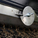 Spyker PRO P70-12010 120lb Powder Coated Drop Spreader w/Screen,Lower View. 