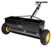 Spyker PRO P70-12010 120lb Powder Coated Drop Spreader w/Screen,Front View. 