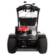 Spyker S100-12020 120lb PRO Ride-On Spreader, Stainless Frame w/Screen & Cover,Back View.