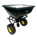 Spyker SPY200T-1P 200lb Tow Broadcast Spreader,Side View. 